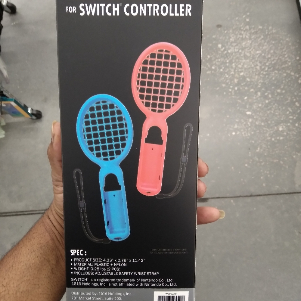 2pack Tennis Rackets controller for the Nintendo switch